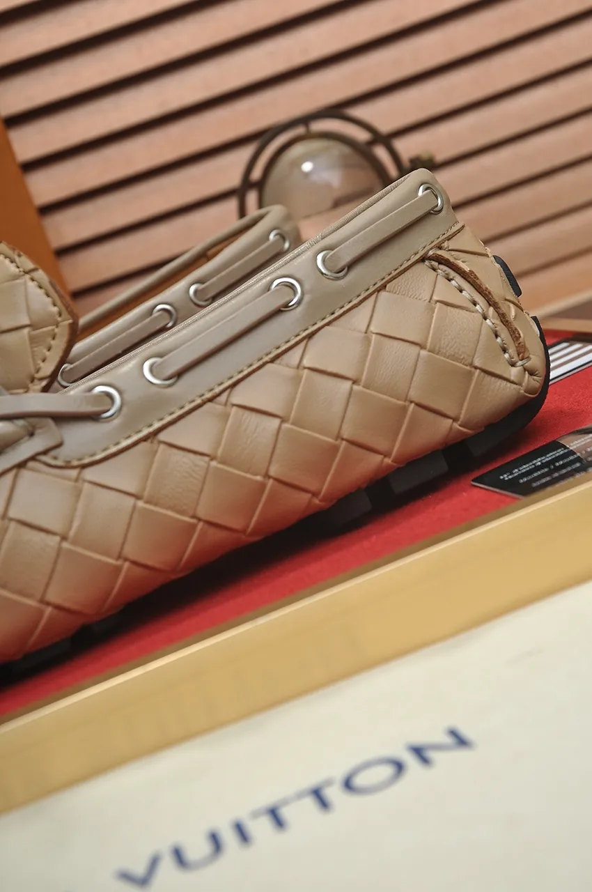 Men's Men's Shoes💰420💶【GUCCI】 (High-end Niuli) New 🍀Gucci*——Gucci Doudou Shoes! Made of imported original cowhide, the inner top layer is comfortable cowhide lining! Original wear-resistant rubber outsole! High quality products! Code number 38-44!